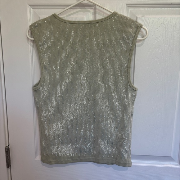 J Crew Vintage rib sequin-embellished tank top - Picture 5 of 8